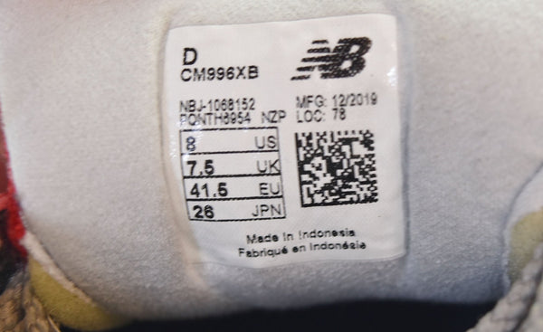 ニューバランス new balance CM966XB スニーカー CM966XB メンズ靴 スニーカー レッド 26cm 103S-1122