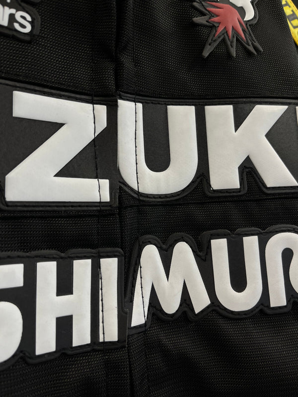 ジョーロケット JOE ROCKET SUZUKI YOSHIMURA スズキ ヨシムラ レーシングジャケット ワッペン バイク バイカー 赤 黒 ジャケット ブラック Lサイズ 101MT-5388