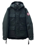カナダグース CANADA GOOSE MAITLAND PARKA メイトランド パーカー フード ダウン ダブルジップ アウトドア アウター ジャケット 黒 4550M ジャケット ロゴ ブラック Sサイズ 104MT-2137