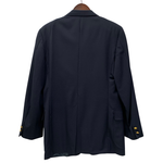 ブルックスブラザーズ Brooks Brothers 90's ３つボタン 金ボタン 紺 ブレザー USA製 ジャケット ネイビー 40サイズ 201MT-4246