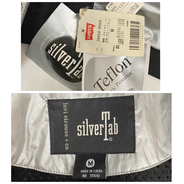 【曜日割引対象外】 リーバイス Levi's 90's SilverTab x Jamiroquai Technical Cargo Jacket dead stock 70424-96 ジャケット ブラック Mサイズ 201MT-4199 VB