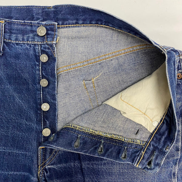 【曜日割引対象外】 リーバイス Levi's 60's 501 BIG E タイプ物 カットオフ ショートパンツ W33 デニム ブルー 201MB-1106 VB