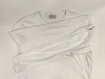 モンクレール MONCLER LUNGA LS T-SHIRT メッシュ切り替え 白 C-SCOM-20-40419 ロンT ホワイト Sサイズ 101MT-5115