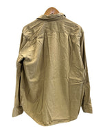 リー Lee ヴィンテージ Vintage ワークシャツ オープンカラー 開襟 長袖シャツ ベージュ Mサイズ 101MT-5207