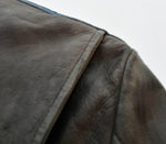 ショット SCHOTT ヴィンテージ加工 レザー クラシック レーサー シングル ライダース ジャケット ジャケット グレー LLサイズ 103MT-1750