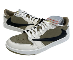 ジョーダン JORDAN Travis Scott Nike Air Jordan 1 Low Golf NRG Neutral Olive トラヴィススコット ナイキ エアジョーダン1 ロー ゴルフ NRG ニュートラルオリーブ FZ3124-200 メンズ靴 スニーカー ホワイト 27cm 101sh-1890