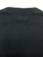 ダブレット doublet 20SS HIDDEN MESSAGE CARDIGAN メッセージ カーディガン ニット オーバーサイズ 黒 20SS21KN29 カーディガン 総柄 ブラック Lサイズ 104MT-1131
