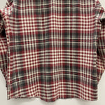 【曜日割引対象外】 ヴィンテージ vintage Sears 70's プリントネルチェックシャツ 長袖シャツ レッド 201MT-4675 VB