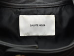 サルートヘルム SALUTE HELM  シングル ライダースジャケット 黒 46 ジャケット ブラック 103MT-2167