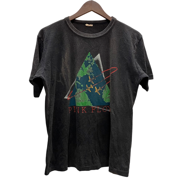 【曜日割引対象外】 ヴィンテージ vintage 80's ピンクフロイド PINK FLOYD カナダ製 Tシャツ ブラック XLサイズ 201MT-4542 VB