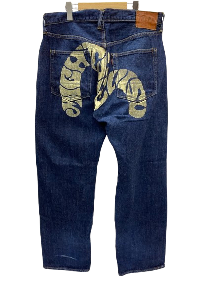 エヴィス EVISU lot.2001 No.2 ビッグカモメ 赤耳 デニム ブルー 201MB-1060