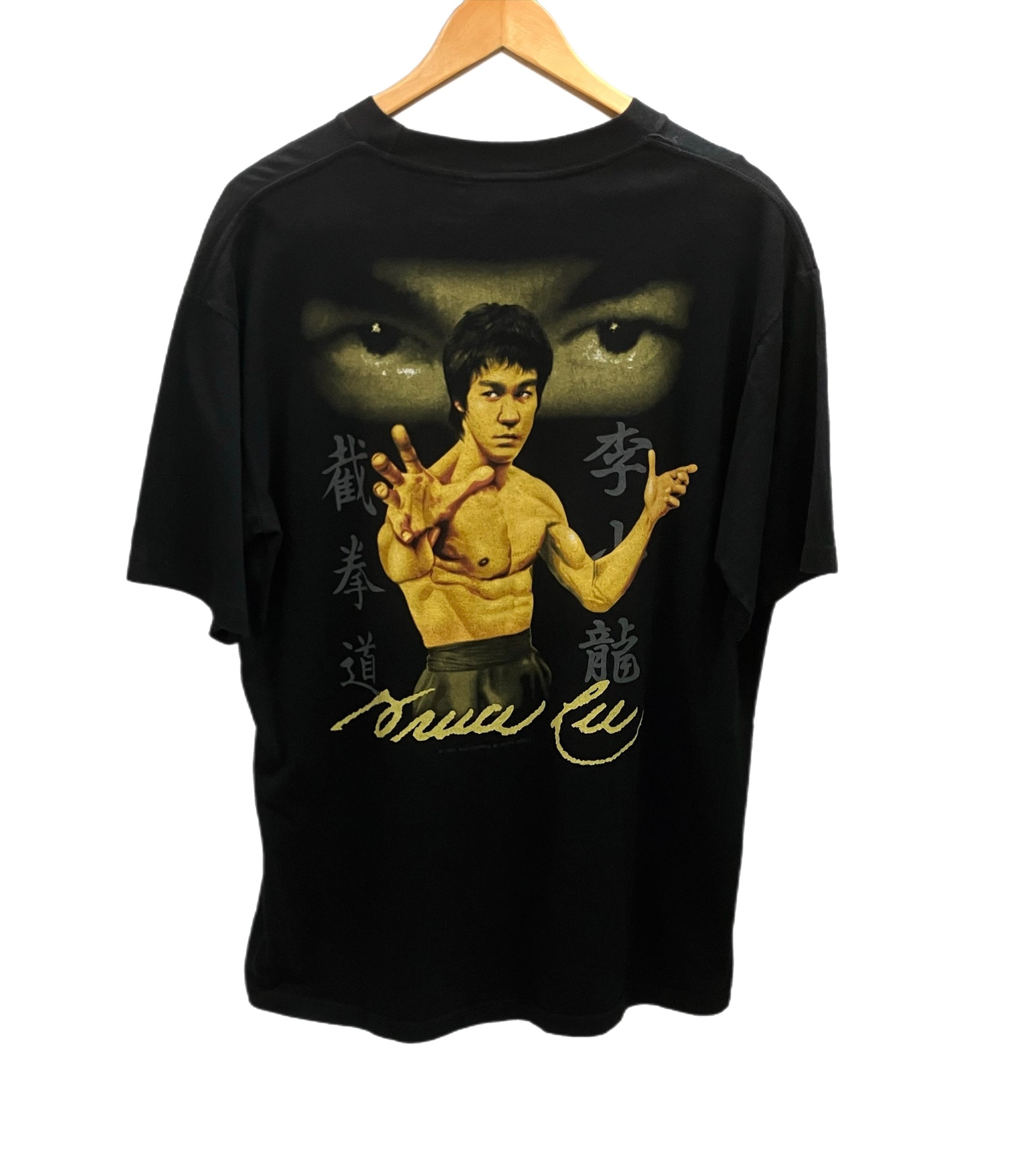 US US古着 vintage MICHAEL BRUCE LEE 龍 李小龍 截拳道 ジークンドー ブルースリー XL Tシャツ プリント ブラック  LLサイズ 101MT-2618 | 古着通販のドンドンサガール