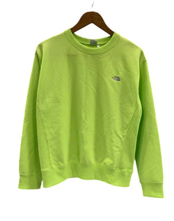 ノースフェイス THE NORTH FACE ヘザースウェットクルー トレーナー クルーネック シャープグリーン 黄緑 NTW12232 スウェット グリーン Lサイズ 101LT-227