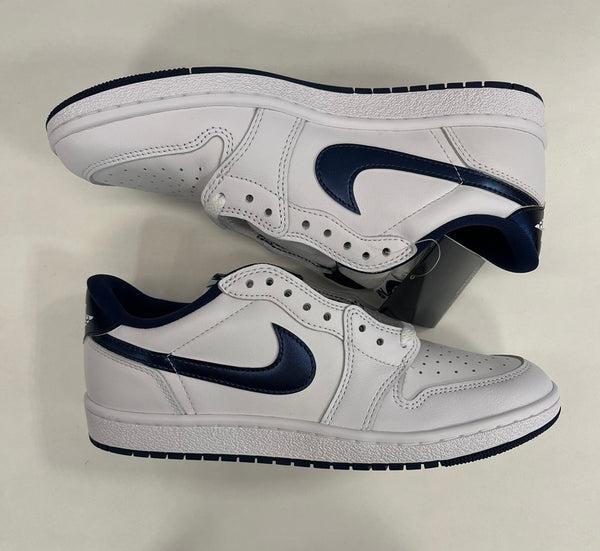 ジョーダン JORDAN Nike Air Jordan 1 Low '85 Metallic Blue 2024 ナイキ エアジョーダン1 ロー '85 メタリックブルー FB9933-141 メンズ靴 スニーカー ホワイト 27cm 101sh-2124