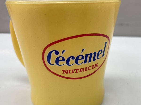 ファイアーキング Fire-King 60s 70s NUTRICIA Cecemel Mug ニュートリシア セセメル マグ 企業ロゴ USA製 耐熱 マグカップ 黄 その他 ロゴ イエロー 104Z-21