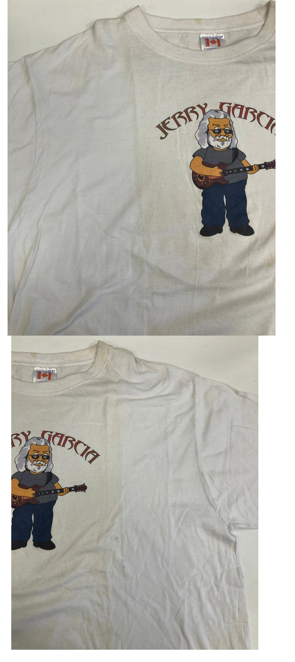 バンド band  Grateful Dead Jerry Garcia ジェリーガルシア グレイトフルデッド vintage ヴィンテージ XXL Tシャツ ホワイト LLサイズ 101MT-4005