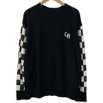 キャプテンズヘルム CAPTAINS HELM  CHECKER LOGO SWEAT スウェット ブラック Lサイズ 201MT-4449
