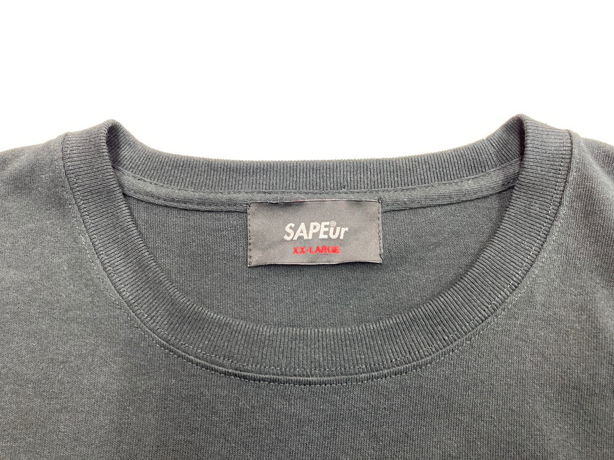 サプール SAPEur Have a Nice Weekend Tee クルーネック 黒 XXL T ...