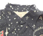 サンサーフ SUN SURF KEONI OF HAWAII ROCK & ROLL VOODOO ALOHA SHIRTS ケオニ オブ ハワイ プリント 半袖シャツ 黒 SS36209 半袖シャツ ブラック Lサイズ 103MT-2037