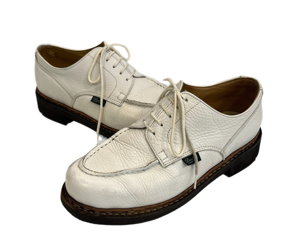 パラブーツ Paraboot CHAMBORD シャンボード レザーシューズ 白 43157 レディース靴 ローファー ホワイト 5 1/2Ｆ 101sh-2206