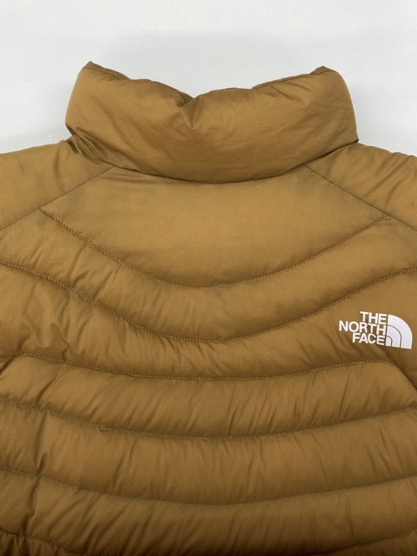 ザノースフェイス THE NORTH FACE THUNDER JACKET サンダー ジャケット PERTEX ジップアップ アウトドア ダウン アウター インナー 茶 ジャケット ロゴ ブラウン Mサイズ 104LT-236