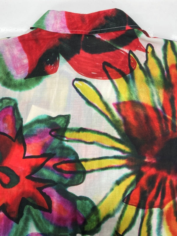 アワーレガシー OUR LEGACY BOX SHIRT SHORTSLEEVE ボックス シャツ ローズ 花柄 半袖 M2222BM サイズ 48 半袖シャツ 総柄 マルチカラー 104MT-2334