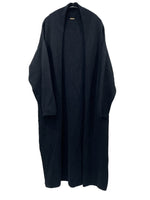 クロスアンドクロス Cloth&Cross コットン ロング コート ブラック 601LT-18