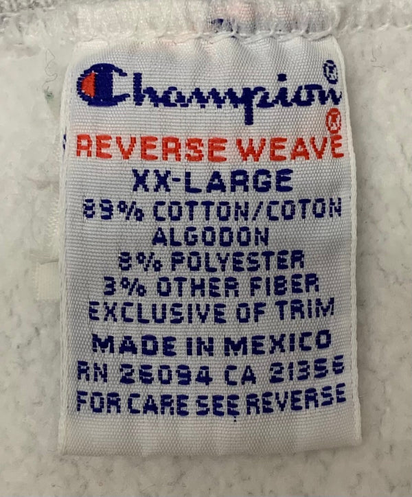 【曜日割引対象外】 チャンピオン Champion 90's REVERSE WEAVE 前期 メキシコ製 SOUTHWEST STATE UNIVERSITY スウェット グレー XXLサイズ 201MT-2989 VB