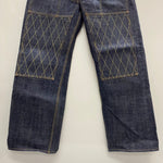 【曜日割引対象外】 トロフィークロージング TROPHY CLOTHING W Knee Standard Dirt Denim ダブルニー ダートデニム 日本製 デニム ブルー 34サイズ 201MB-1072 VB
