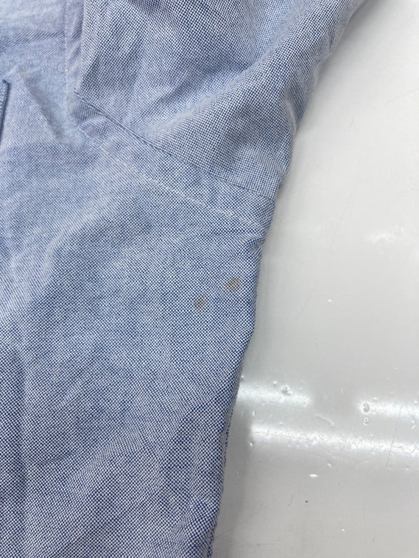 ダブルアールエル RRL BUTTONDOWN OXFORD SHIRT ボタンダウン オックスフォード シャツ 長袖 インパクト21 Ralph Lauren 青 HS-RL-HM-4684 長袖シャツ 無地 ブルー Mサイズ 104MT-2248