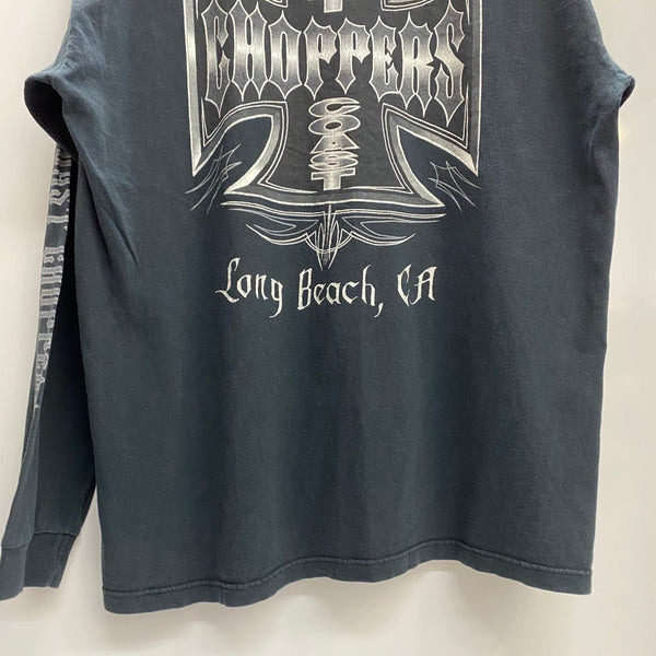 【曜日割引対象外】 ウエストコーストチョッパーズ WEST COAST CHOPPERS JESSE WHO 00's メキシコ製 ロンT ブラック XLサイズ 201MT-3718 VB