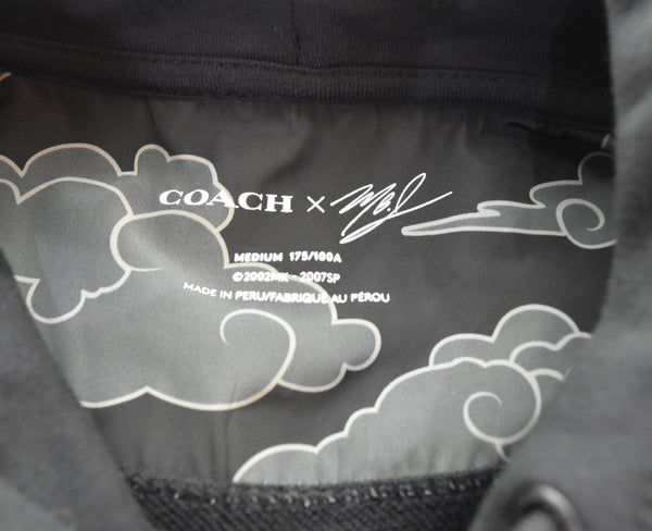 コーチ COACH NARUTO ナルトスウェットパーカー 6198 パーカ ブラック Mサイズ 103MT-3366