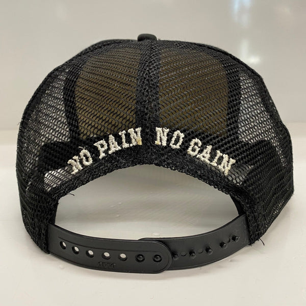 【中古】チャレンジャー CHALLENGER ロゴ メッシュキャップ 帽子 メンズ帽子 キャップ ブラック 201goods-823