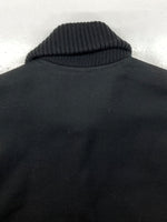 ヒステリックグラマー HYSTERIC GLAMOUR STADIUM JUMPER スタジアム ジャンパー スタジャン ファラオジャケット ボタン チェーンステッチ アウター 黒 0211AB04 ジャケット ロゴ ブラック Sサイズ 104MT-1612