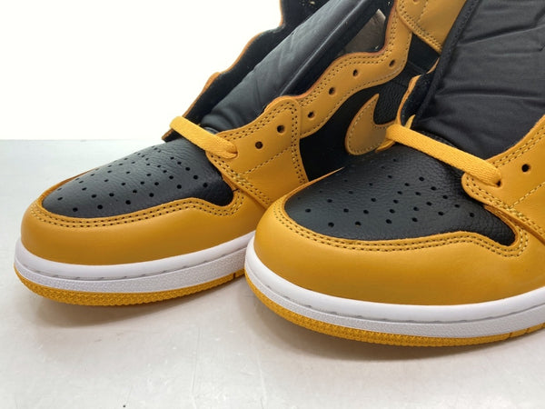 ナイキ NIKE 21年製 AIR JORDAN 1 RETRO HIGH OG POLLEN エア ジョーダン レトロ ハイ パラン AJ1 黄 黒 555088-701 メンズ靴 スニーカー イエロー 28.5cm 104-shoes522