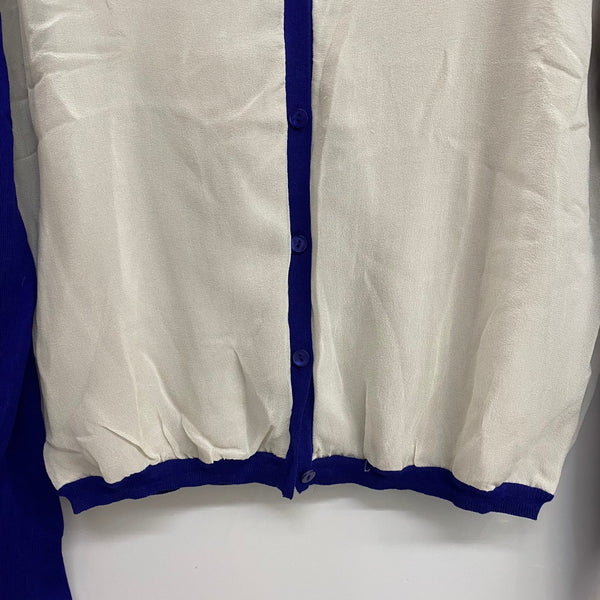 アニエスベー agnes b. 薄カーディガン カーディガン ブルー 201LT-422