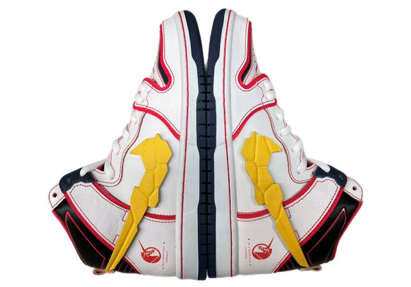ナイキ NIKE 21年製 × GUNDAM UNICORN 機動戦士ガンダムUC SB DUNK HIGH PRO QS UNICORN ダンク ハイ ユニコーン シューズ 白 DH7717-100 メンズ靴 スニーカー ホワイト 25cm 104S-902