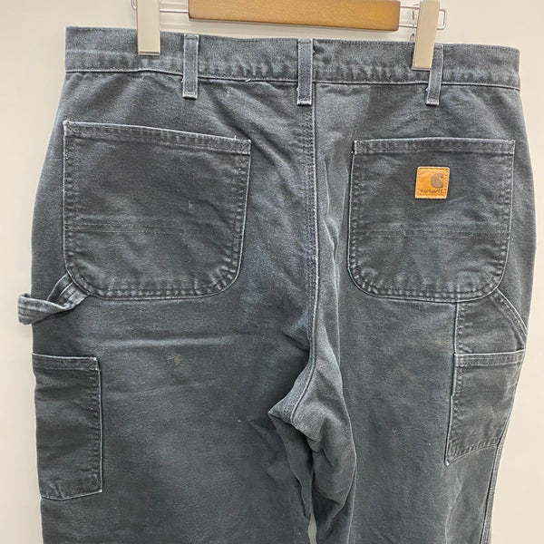 【曜日割引対象外】 カーハート Carhartt リフレクター ペインターパンツ インナーチェック カーゴパンツ ブラック 36×32サイズ 201MB-1144 VB