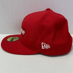 【中古】シュプリーム SUPREME R.I.P. New Era コラボ 7 1/2 帽子 メンズ帽子 キャップ レッド 201goods-663