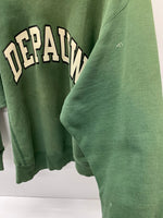 【曜日割引対象外】 チャンピオン Champion 90's REVERSE WEAVE USA製 DEPAUW スウェット グリーン XLサイズ 201MT-3136 VB