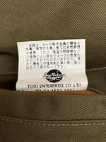 バズリクソンズ BUZZ RICKSON'S TANKERS JACKET タンカース ミリタリー フライト ジャケット アウター ブルゾン 緑 M13802 サイズ 40R ジャケット ロゴ カーキ 104MT-923