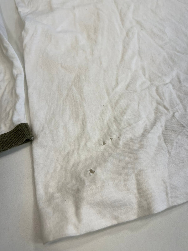 ア ベイシング エイプ A BATHING APE 90s 90's 初期 1st CAMO カモフラ柄 リンガーロンT 裏原 ヴィンテージ XL ロンT ホワイト 101MT-5252