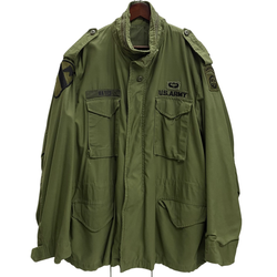 【曜日割引対象外】 ミリタリー MILITARY 80's US.ARMY M-65 フィールドジャケット ジャケット カーキ Sサイズ 201MT-4630 VB