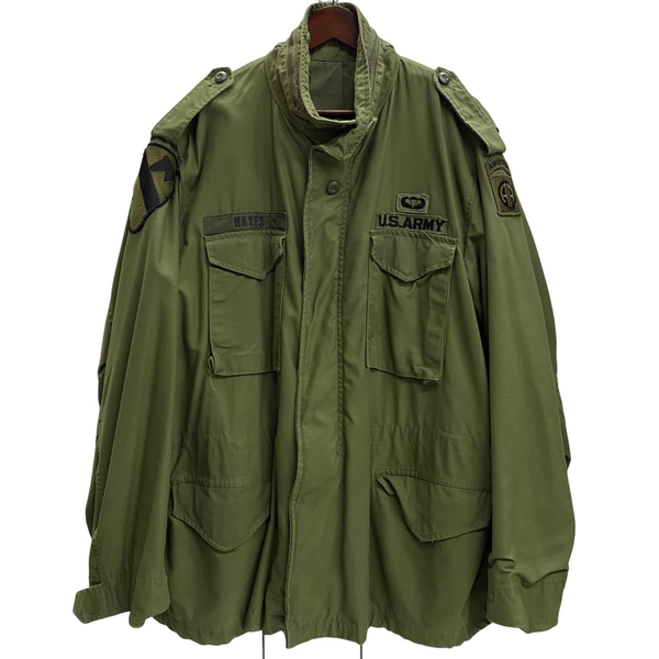 【曜日割引対象外】 ミリタリー MILITARY 80's US.ARMY M-65 フィールドジャケット ジャケット カーキ Sサイズ 201MT-4630 VB