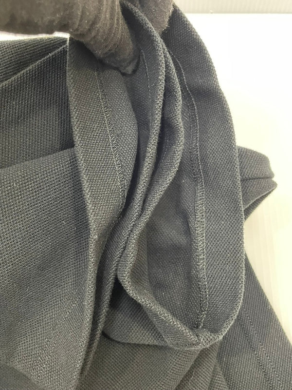 ネイバーフッド NEIGHBORHOOD 21SS LOGIC/C-POLO.SS オーバーサイズ ロゴ刺繍 ポロシャツ S ブラック Sサイズ 601MT-3