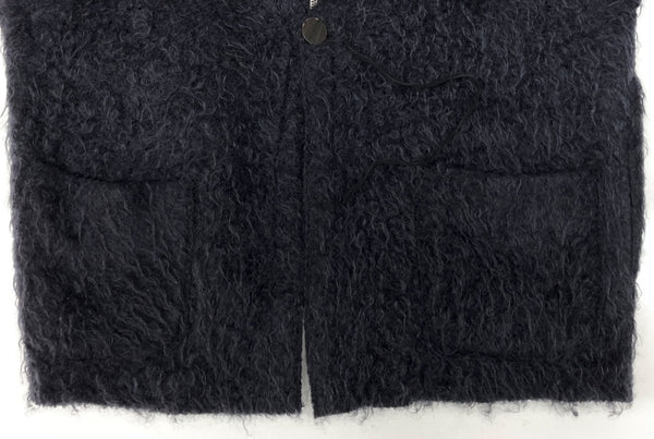 マイナス MINUS MOHAIR CARDIGAN モヘア カーディガン TIMELESS CUT OFF 1B ニット セーター 紺 カーディガン 無地 ネイビー ONE SIZEサイズ 104MT-2291