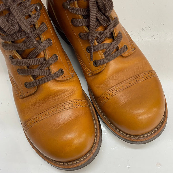 【曜日割引対象外】 レッドウィング RED WING アイアンレンジ マンソンブーツ USA製 8011 メンズ靴 ブーツ ワーク ブラウン 26cmサイズ 201-shoes1559 VB