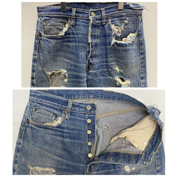 【曜日割引対象外】 ヴィンテージ vintage 60's リーバイス Levi's 501 BIG E タイプS W32 デニム ブルー 201MB-840 VB