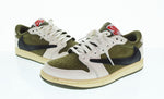 ナイキ NIKE Travis Scott ×  Air Jordan 1 Low OG SP "Reverse Olive" トラヴィス スコット × エアジョーダン "リバースオリーブ" DM7866-200 レディース靴 スニーカー カーキ 23.5cm 103S-1184