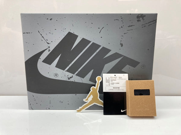 ナイキ NIKE 22年製 AIR JORDAN 1 RETRO HIGH OG GS エア ジョーダン レトロ ハイ AJ1 バスケ シューズ 白 灰 FD1437-051 レディース靴 スニーカー グレー 23cm 104S-945